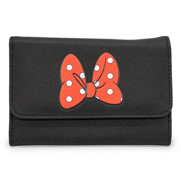 Red & Gray Polka Dots Genuine Leather Small Framed Wallet Personalized 